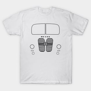 Vintage International Harvester Metro step van black outline graphic T-Shirt